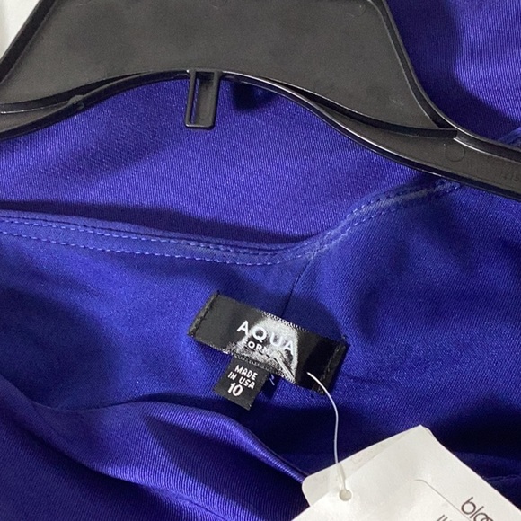 AQUA
Long Satin Bow Maxi Dress - Picture 11 of 13